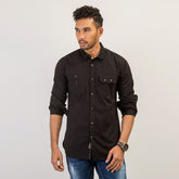 Shirt:Full Sleeve_Trendy Fit_ Solid_401#4