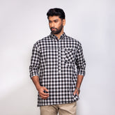 Fatua:3Quarter Sleeve_Trendy Fit_ Check_212#1