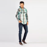 Shirt:Full Sleeve_Trendy Fit_ Check_420#1