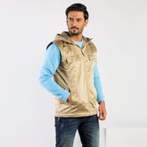 Jacket:Sleeve Less_Semi Fit_Unicoloured_111#1