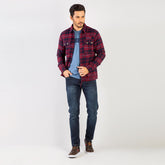 Streetwear Jacket:Full Sleeve_Semi Fit_Check_101#1