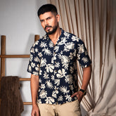 Cuban Collar Shirt_Drop Shoulder_101#1