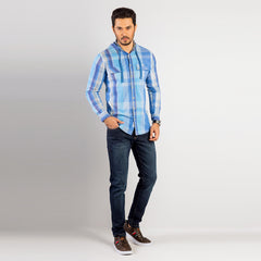 Shirt:Full Sleeve_Trendy Fit_ Check_420#2