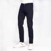 Pants:Gabardine_Semi Fit_Solid_213#1
