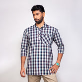 Fatua:3Quarter Sleeve_Trendy Fit_ Check_213#3