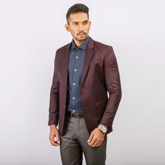 Coat:Semi Fit_Solid-Slub_106#1