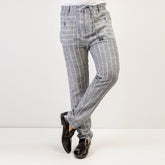 Trousers:Long_Semi Fit_Stripe_117#1