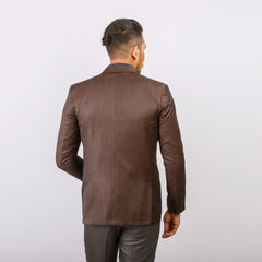 Coat:Semi Fit_Solid-Slub_106#3