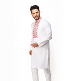 Panjabi:Semi Fit_Solid-Slub_326#1