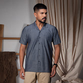 Cuban Collar Shirt_Regular Fit_105#1