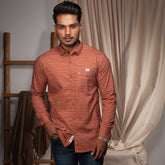 Shirt:Full Sleeve_Trendy Fit_ Print_444#1