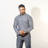 Shirt:Full Sleeve_Regular Fit_Stripe_350#1