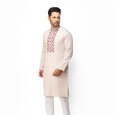 Panjabi:Semi Fit_Solid-Slub_326#2