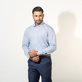 Shirt:Full Sleeve_Regular Fit_Check_359#1