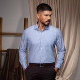 Shirt:Full Sleeve_Regular Fit_Stripe_362#1