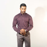 Shirt:Full Sleeve_Regular Fit_Stripe_357#1