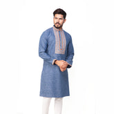 Panjabi:Semi Fit_ Solid-Slub _349#2
