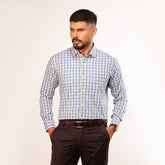 Shirt:Full Sleeve_Regular Fit_Check_365#1