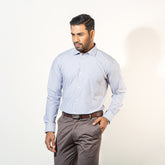Shirt:Full Sleeve_Regular Fit_Stripe_351#1
