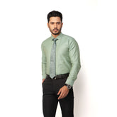 Shirt:Full Sleeve Blue Door_Regular Fit_ Dobby_295#1