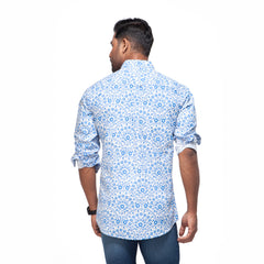 Shirt:Full Sleeve_Trendy Fit_Print_ 449#2