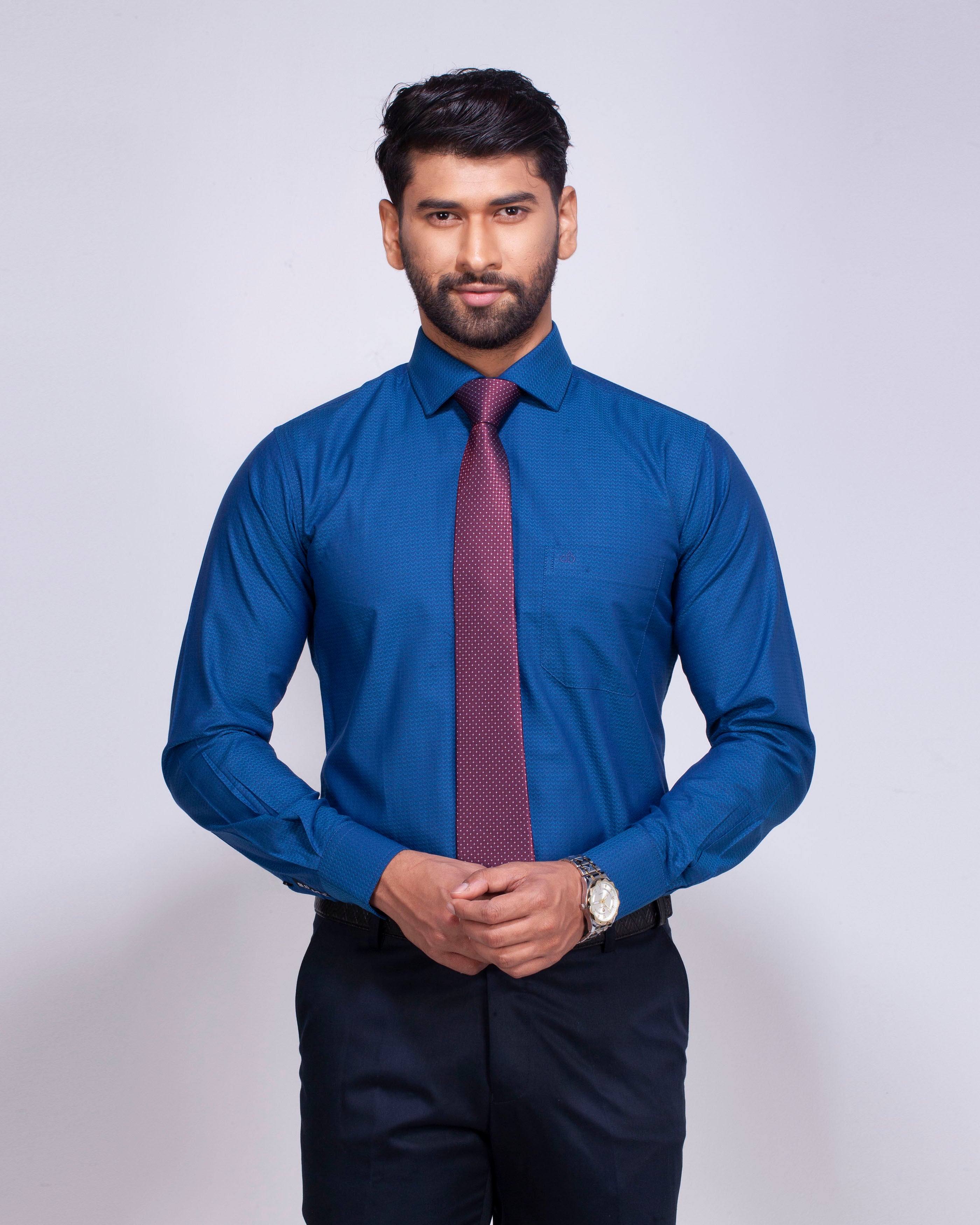 Blue Door Dobby Weave Formal Shirt