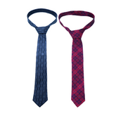 Tie: Semi Fit_Design_246#2 & 246#17 (1 Pair)