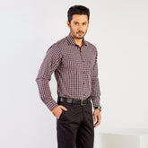 Shirt:Full Sleeve_Regular Fit_Check_328#1