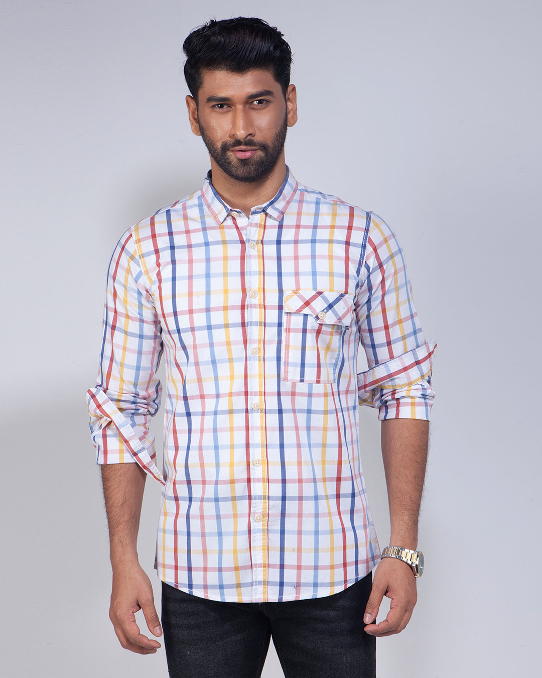 Casual Check Shirt for Men