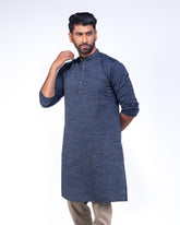 Casual Panjabi Design in Ash