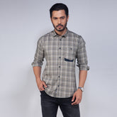Casual Shirt:Full Sleeve_Trendy Fit_Check_462#2