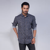 Casual Shirt:Full Sleeve_Trendy Fit_Print_464#1