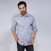 Casual Shirt:Full Sleeve_Trendy Fit_Solid_461#2