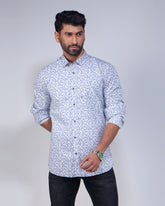 Men's Full Sleeve Print Casual Shirt