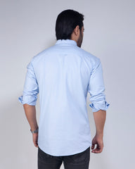 Men's Sky Color Casual Shirt 455#1