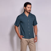 Cuban Collar Shirt_Drop Shoulder_106#2