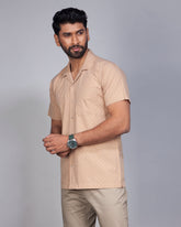 Regular Fit Cuban collar shirt by Dorjibari