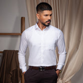 Shirt:Full Sleeve_Semi Fit_ Solid_340#2