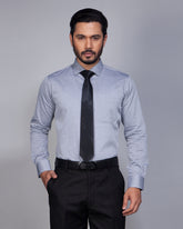 Blue Door Grey Formal Shirt