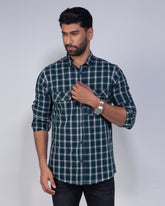 Full Sleeve Check Casual Shirt For Men