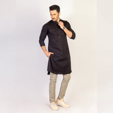 Panjabi: Trendy Fit_Solid_251#4