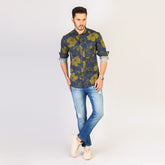 Shirt:Full Sleeve_Trendy Fit_ Print_437#2