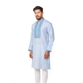 Panjabi:Semi Fit_Solid-Slub _349#3