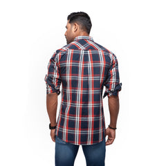 Shirt:Full Sleeve_Trendy Fit_ Check_431#1