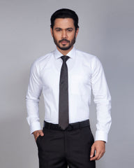 Men's Classic White Formal Shirt