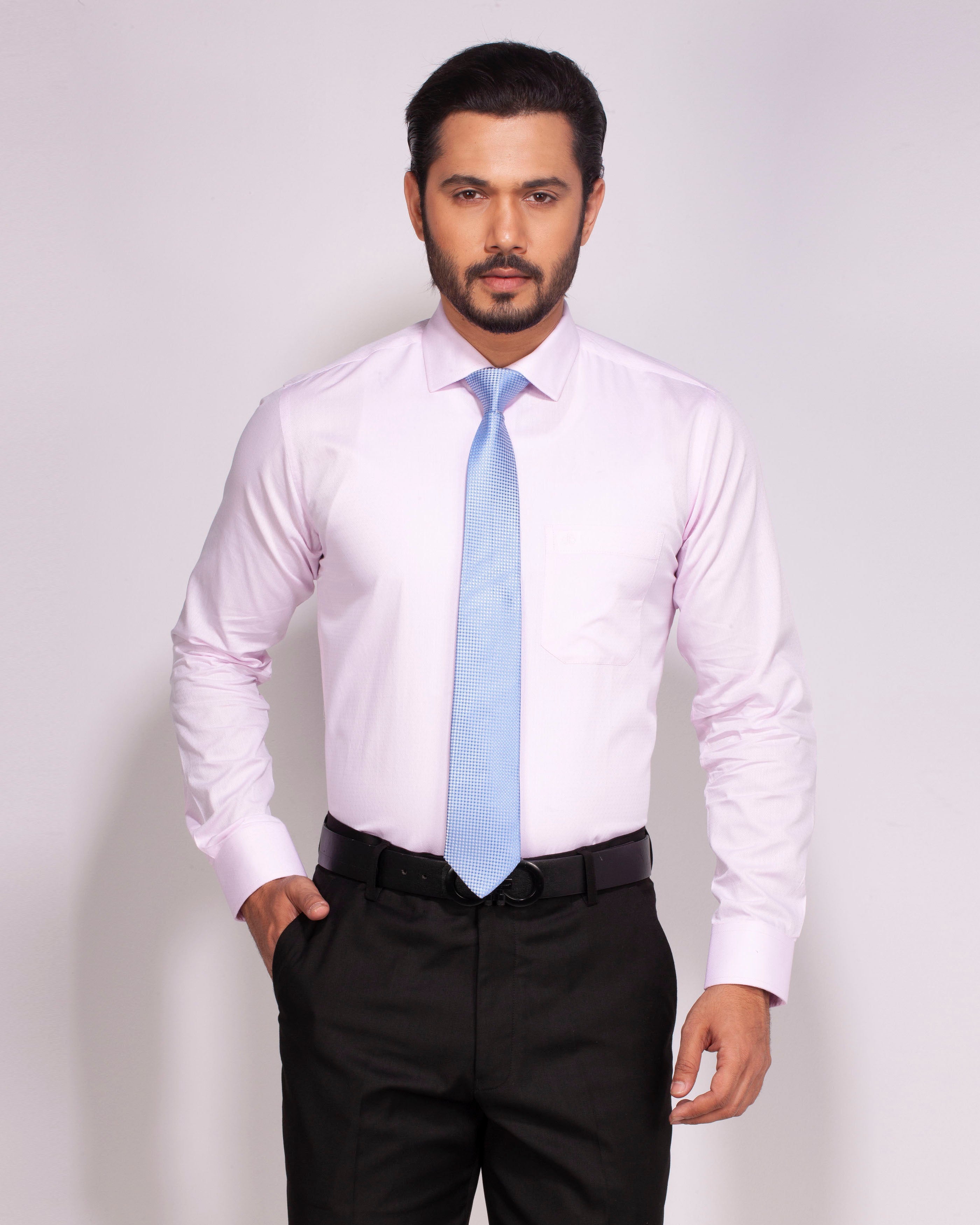 Men's Pink Formal Shirt