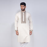 Panjabi:Semi Fit_Semi Fit_Solid-Slub_354#1