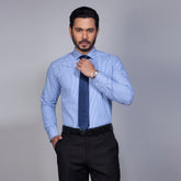 Shirt:Full Sleeve_Regular Fit_Stripe_384#1