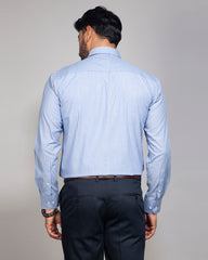 Sky Blue Regular Fit Formal Shirt 380#2
