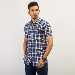 Shirt:Short Sleeve_Trendy Fit_Check_173#2